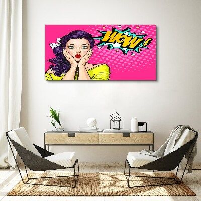 Obraz Canvas Zaskoczenie w Pop-Arcie