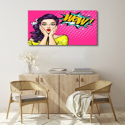 Obraz Canvas Zaskoczenie w Pop-Arcie