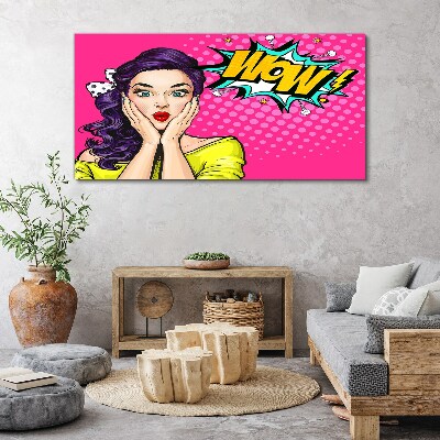 Obraz Canvas Zaskoczenie w Pop-Arcie