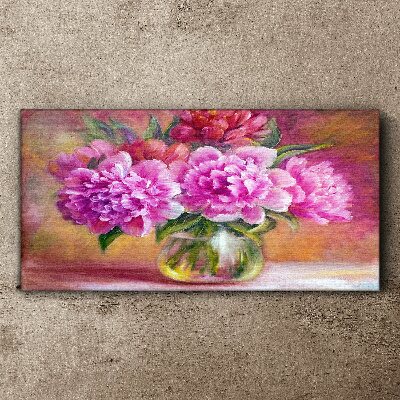 Obraz Canvas Wiosenne kwiaty w wazonie