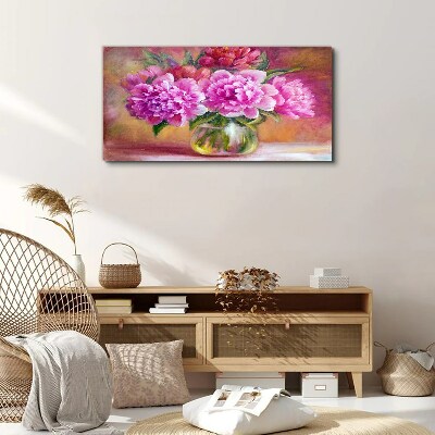 Obraz Canvas Wiosenne kwiaty w wazonie