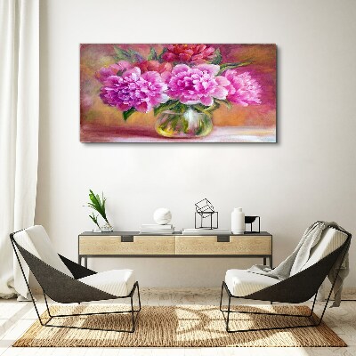 Obraz Canvas Wiosenne kwiaty w wazonie