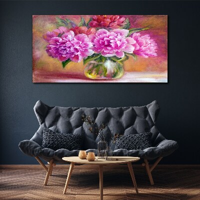 Obraz Canvas Wiosenne kwiaty w wazonie