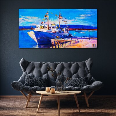Obraz Canvas Marina w słoneczny dzień
