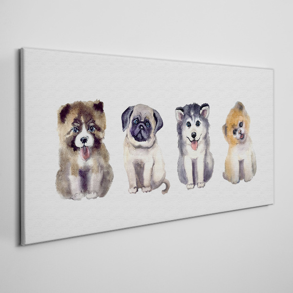 Obraz Canvas Abstrakcja Zwierzęta Psy