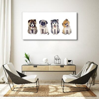Obraz Canvas Abstrakcja Zwierzęta Psy