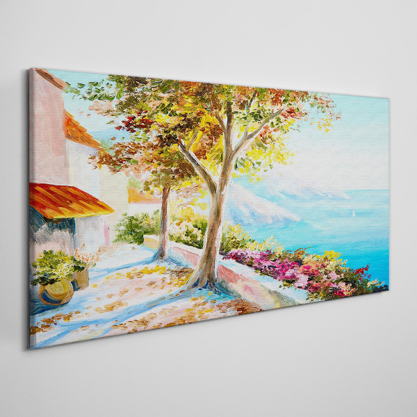 Obraz Canvas Letnia sceneria nadmorska