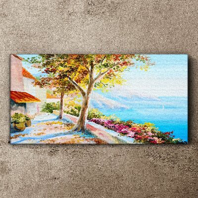 Obraz Canvas Letnia sceneria nadmorska