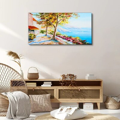 Obraz Canvas Letnia sceneria nadmorska