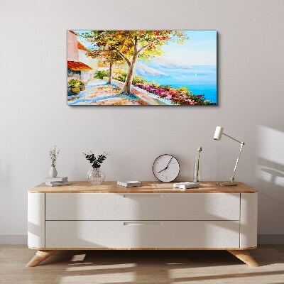 Obraz Canvas Letnia sceneria nadmorska