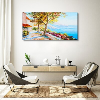Obraz Canvas Letnia sceneria nadmorska