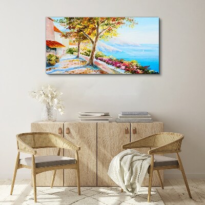 Obraz Canvas Letnia sceneria nadmorska