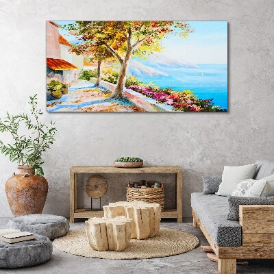 Obraz Canvas Letnia sceneria nadmorska