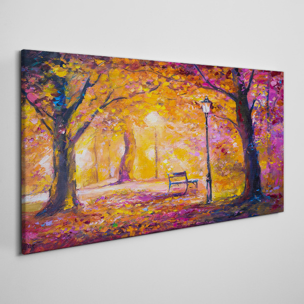 Obraz Canvas Złota jesień w parku