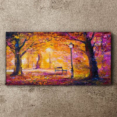 Obraz Canvas Złota jesień w parku