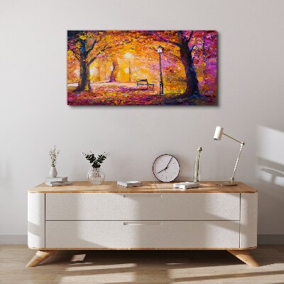 Obraz Canvas Złota jesień w parku