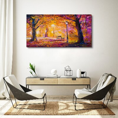 Obraz Canvas Złota jesień w parku