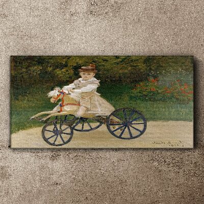 Obraz Canvas Dziecko na jeździku