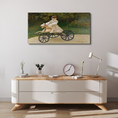 Obraz Canvas Dziecko na jeździku