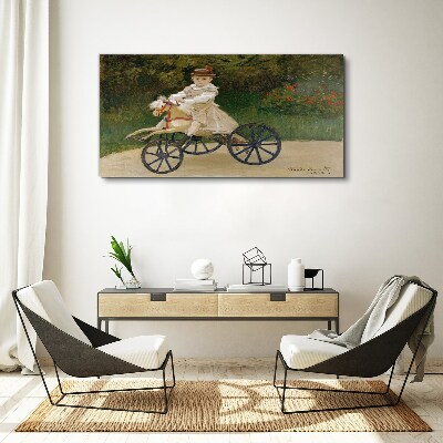 Obraz Canvas Dziecko na jeździku