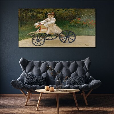 Obraz Canvas Dziecko na jeździku