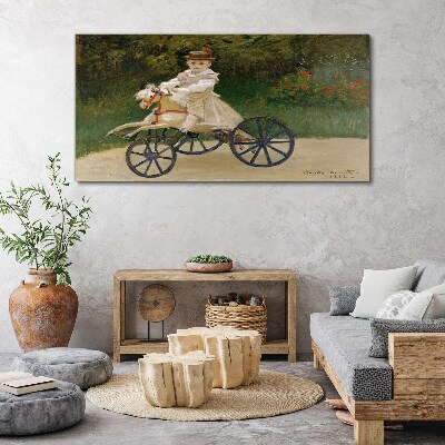 Obraz Canvas Dziecko na jeździku