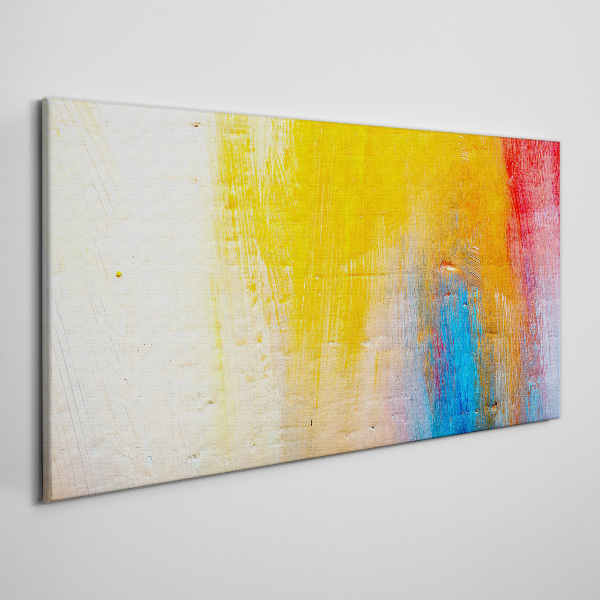 Obraz Canvas Kolorowa abstrakcja na białym tle