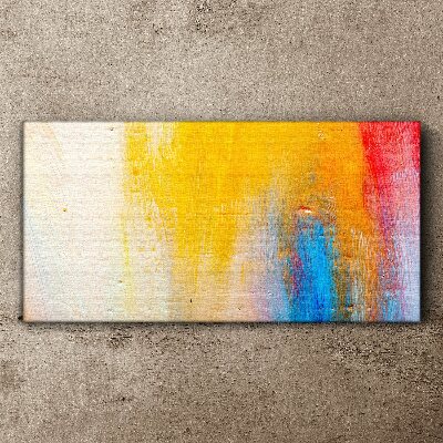 Obraz Canvas Kolorowa abstrakcja na białym tle