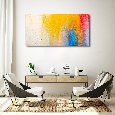 Obraz Canvas Kolorowa abstrakcja na białym tle