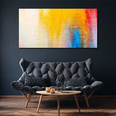 Obraz Canvas Kolorowa abstrakcja na białym tle