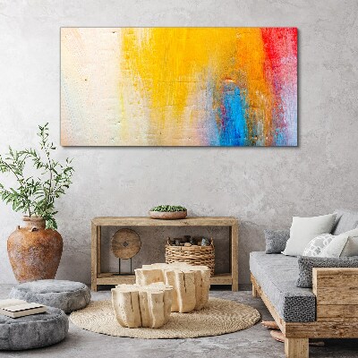 Obraz Canvas Kolorowa abstrakcja na białym tle