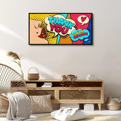 Obraz na Płótnie Pop Art: Wyraz wdzięczności