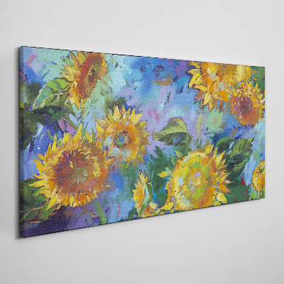 Obraz Canvas kwiaty słoneczniki