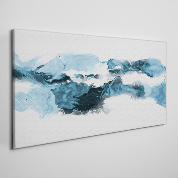 Obraz Canvas Oceaniczne fale w odcieniach niebieskiego