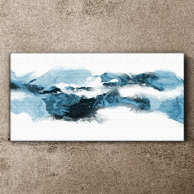 Obraz Canvas Oceaniczne fale w odcieniach niebieskiego