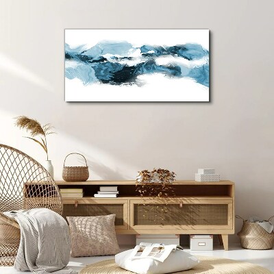 Obraz Canvas Oceaniczne fale w odcieniach niebieskiego