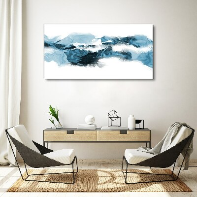 Obraz Canvas Oceaniczne fale w odcieniach niebieskiego