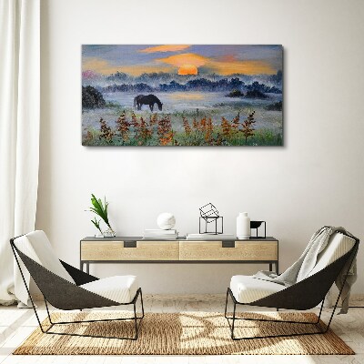 Obraz Canvas Spokojny poranek nad jeziorem