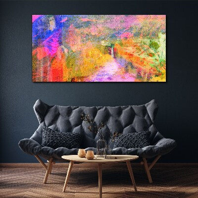 Obraz Canvas Kolorowy pejzaż abstrakcyjny