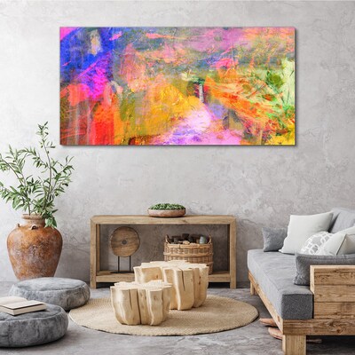 Obraz Canvas Kolorowy pejzaż abstrakcyjny