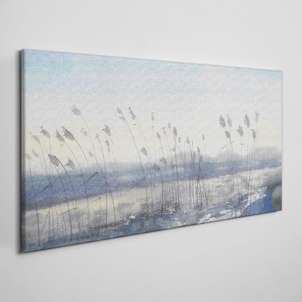 Obraz Canvas Spokojny pejzaż z trawami