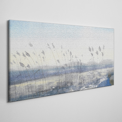 Obraz Canvas Spokojny pejzaż z trawami