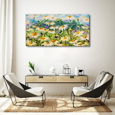 Obraz Canvas Kwiatowy raj w letnim słońcu