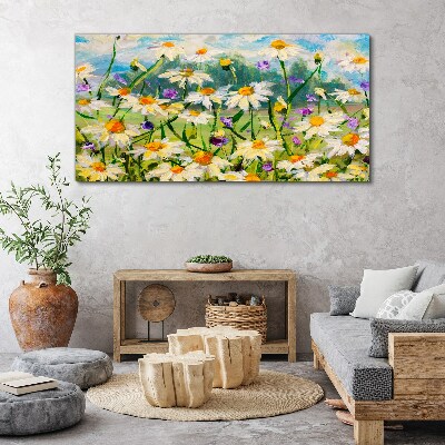 Obraz Canvas Kwiatowy raj w letnim słońcu