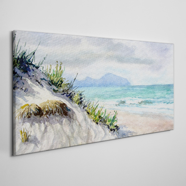 Obraz Canvas Plażowy krajobraz z wydmami