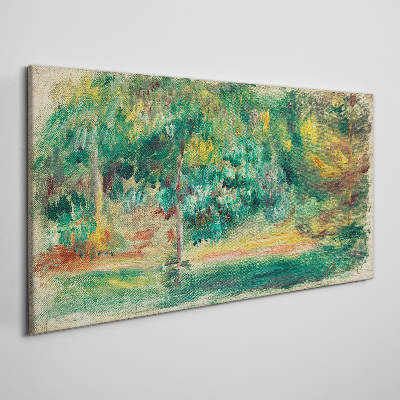 Obraz Canvas Zielony pejzaż w letnim świetle