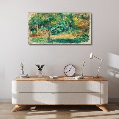 Obraz Canvas Zielony pejzaż w letnim świetle
