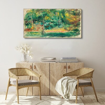 Obraz Canvas Zielony pejzaż w letnim świetle
