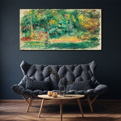 Obraz Canvas Zielony pejzaż w letnim świetle
