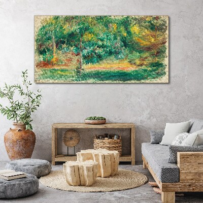 Obraz Canvas Zielony pejzaż w letnim świetle